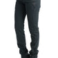 Chic Superslim Gray Cotton Jeans - SEHABRANDS