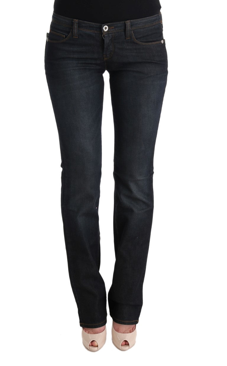 Chic Gray Slim Fit Denim - SEHABRANDS