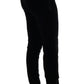 Sleek High-Waist Black Trousers - SEHABRANDS