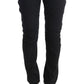 Chic Black Slim Fit Trousers - SEHABRANDS