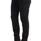 Chic Black Slim Fit Trousers - SEHABRANDS