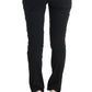 Chic Black Slim Fit Trousers - SEHABRANDS