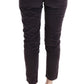 Chic Brown Capri Cropped Cotton Pants - SEHABRANDS