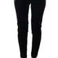 Chic Black Slim Fit Cropped Pants - SEHABRANDS