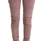 Chic Pink Capri Cropped Trousers - SEHABRANDS