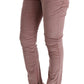 Chic Pink Capri Cropped Trousers - SEHABRANDS