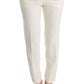 Chic White Regular Fit Pants - SEHABRANDS