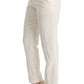 Chic White Regular Fit Pants - SEHABRANDS