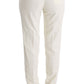 Chic White Regular Fit Pants - SEHABRANDS