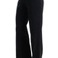 Chic Black Bootcut Formal Pants - SEHABRANDS