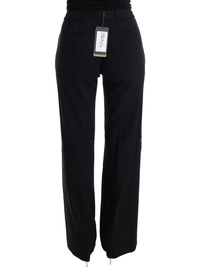 Chic Black Bootcut Formal Pants - SEHABRANDS