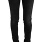 Chic Slim Fit Black Cotton Jeans - SEHABRANDS