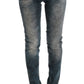 Chic Blue Wash Slim Fit Jeans - SEHABRANDS