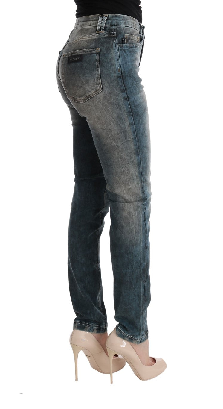 Chic Blue Wash Slim Fit Jeans - SEHABRANDS