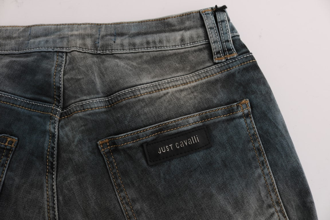 Chic Blue Wash Slim Fit Jeans - SEHABRANDS