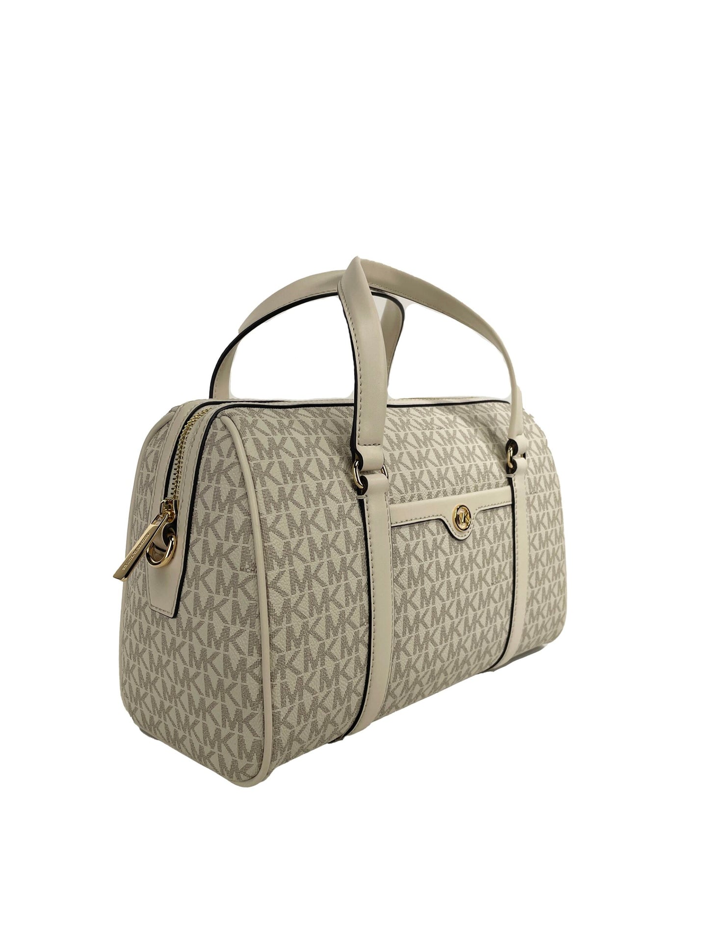 Travel Medium Duffle Satchel Crossbody Bag Purse Cream - SEHABRANDS