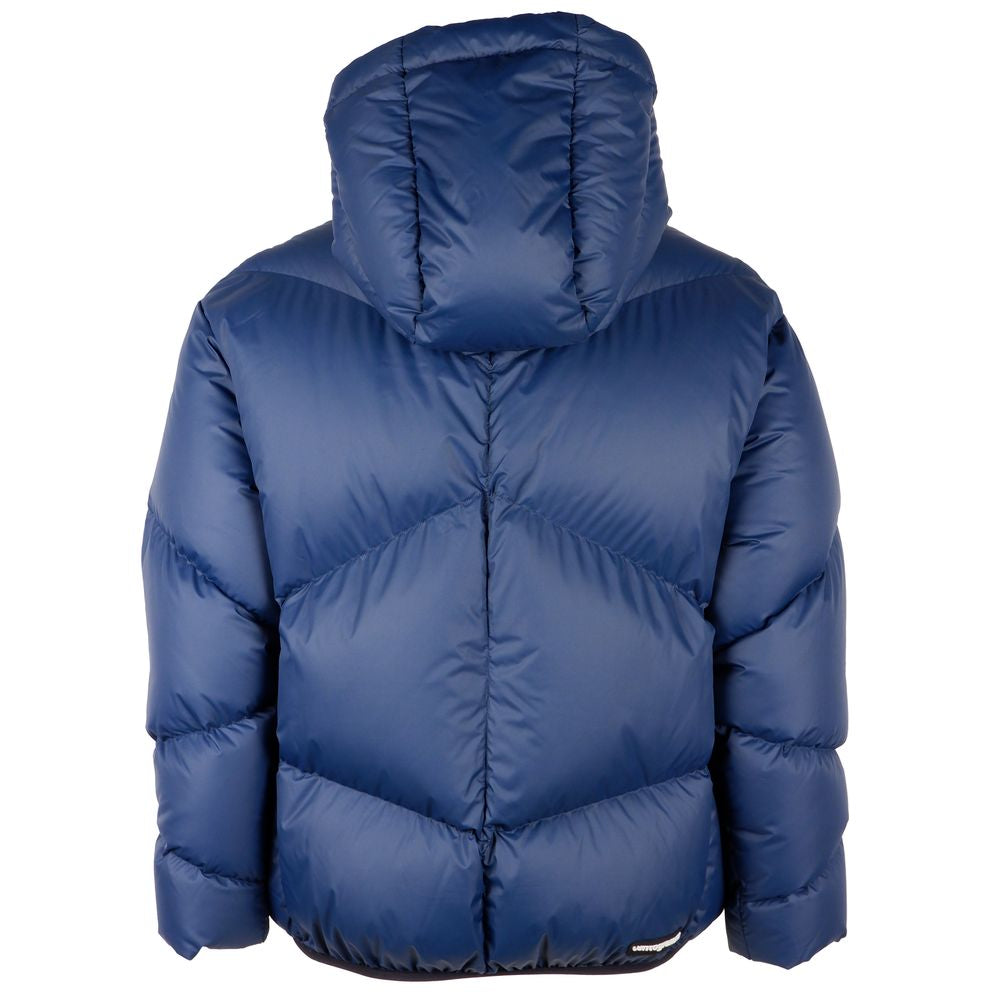 Elegant Blue Feather Down Jacket - SEHABRANDS