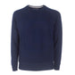 Elegant Dark Blue Cashmere Sweater - SEHABRANDS