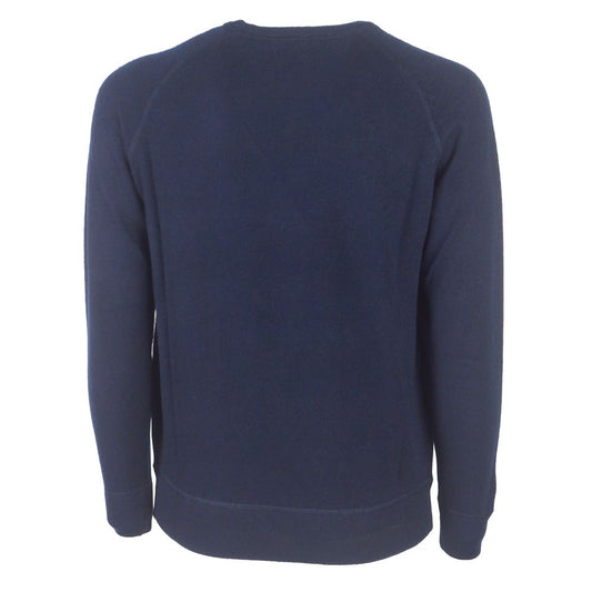 Elegant Dark Blue Cashmere Sweater - SEHABRANDS