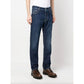 Exclusive Indigo Straight Leg Jeans with Bandana Detail - SEHABRANDS