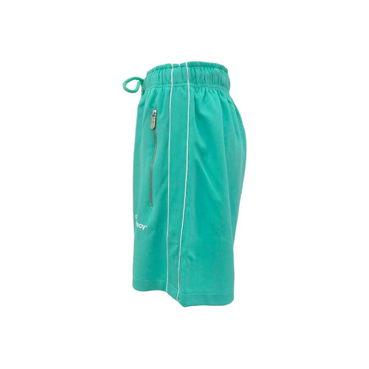 Chic Green Bermuda Shorts with Side Stripes - SEHABRANDS