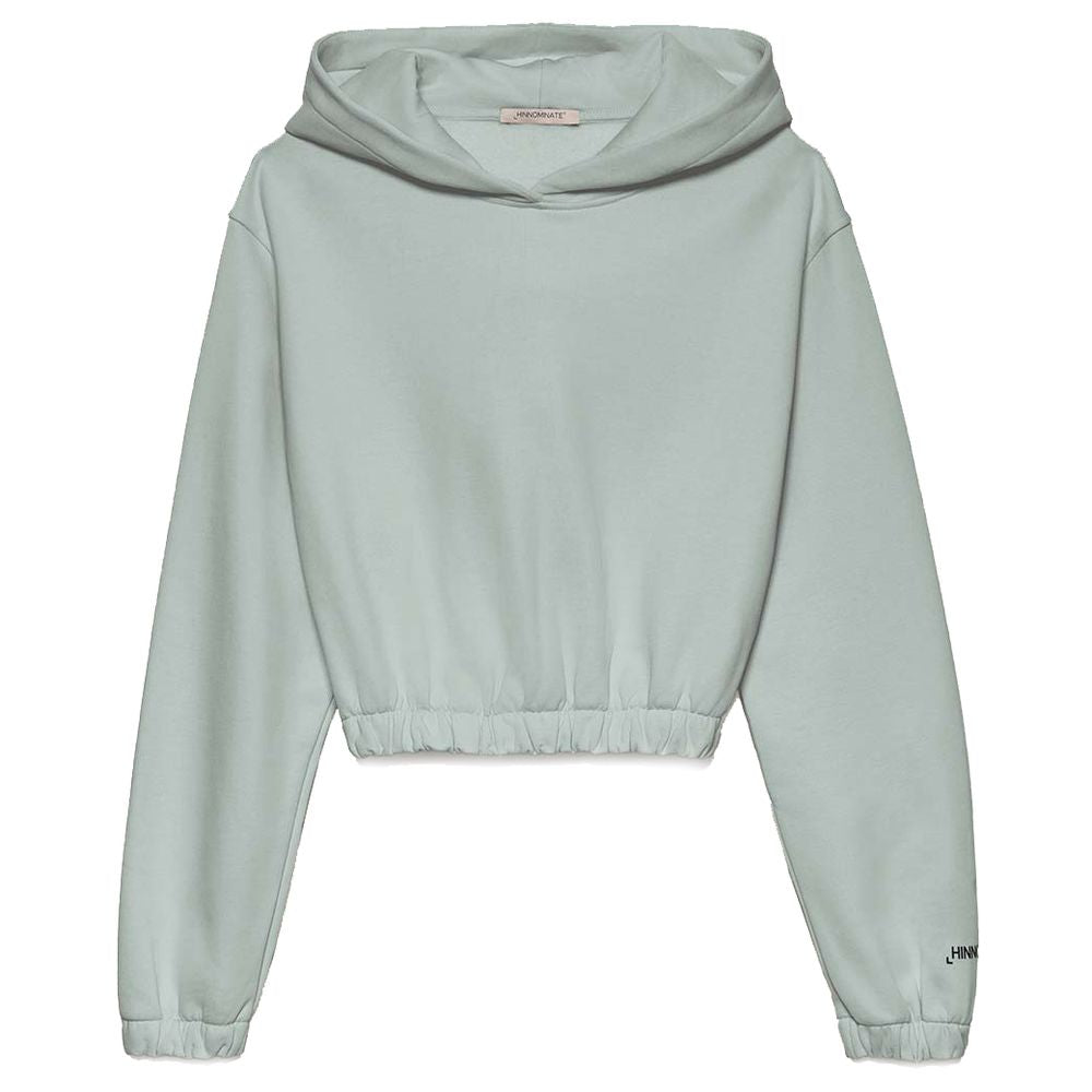 Chic Cropped Hooded Cotton Sweatshirt - SEHABRANDS