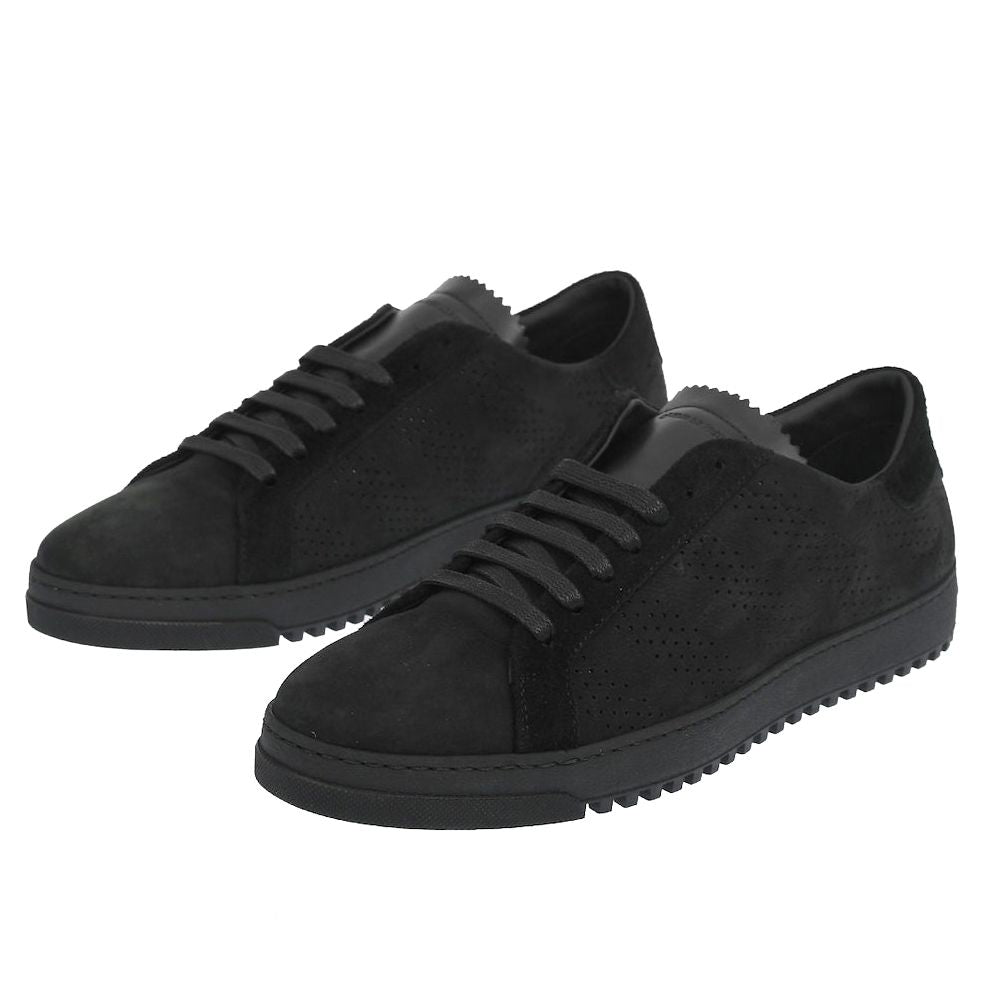 Elegant Suede Calfskin Sneakers - SEHABRANDS