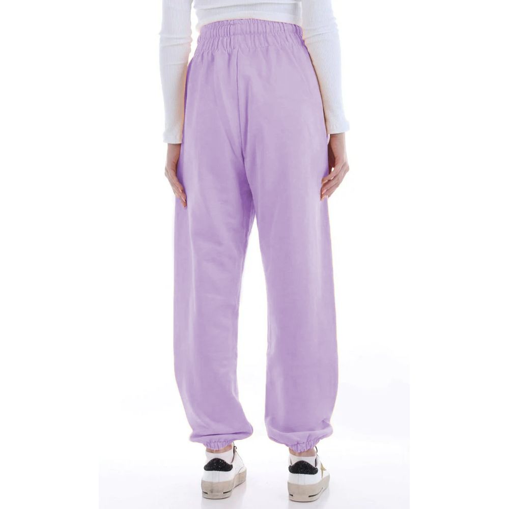 Plush Cotton Sweatpants with Logo Detail - SEHABRANDS