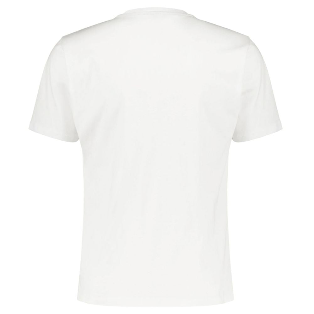 White Cotton Men T-Shirt - SEHABRANDS