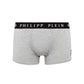 Gray Cotton Men Boxer Pack - SEHABRANDS