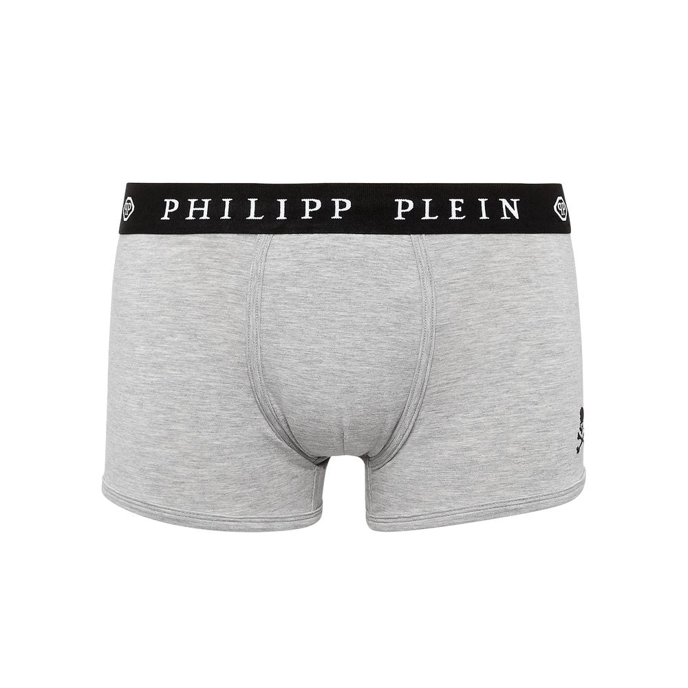 Gray Cotton Men Boxer Pack - SEHABRANDS