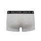 Gray Cotton Men Boxer Pack - SEHABRANDS