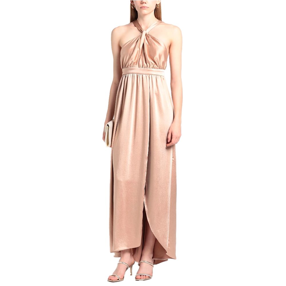 Pink Polyester Dress - SEHABRANDS