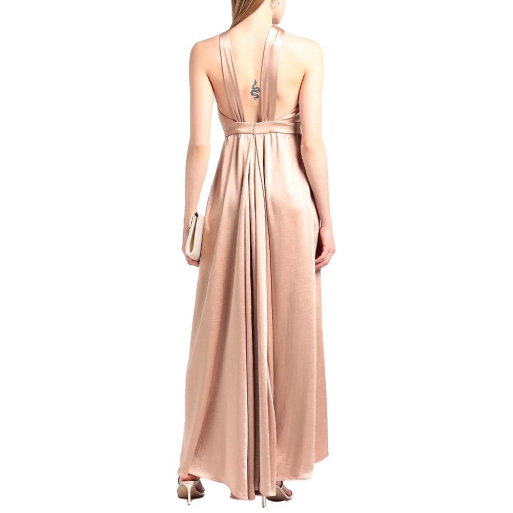 Pink Polyester Dress - SEHABRANDS