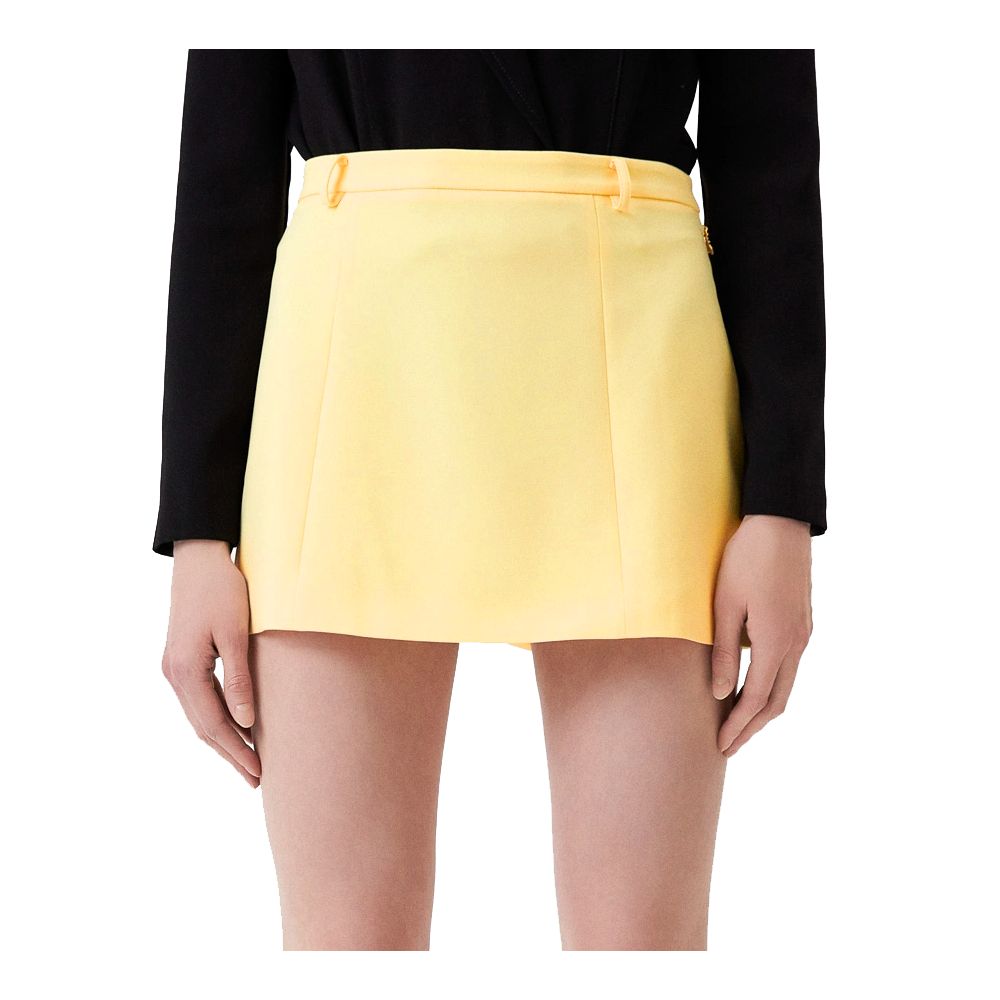 Yellow Polyester Skirt - SEHABRANDS