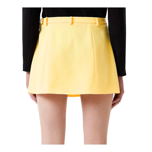 Yellow Polyester Skirt - SEHABRANDS