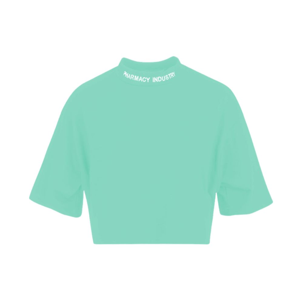 Green Cotton Tops & T-Shirt - SEHABRANDS