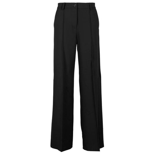 Black Polyester Jeans & Pant - SEHABRANDS