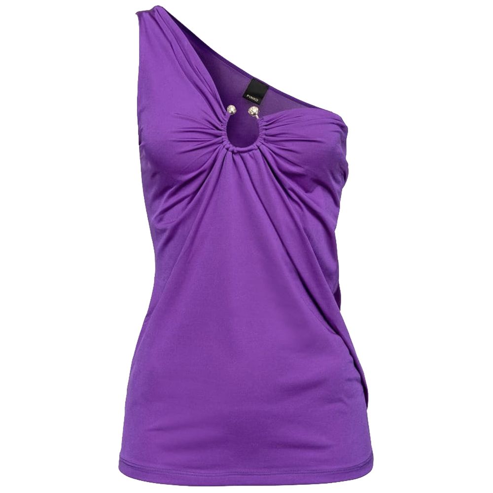 Purple Nylon Tops & T-Shirt - SEHABRANDS