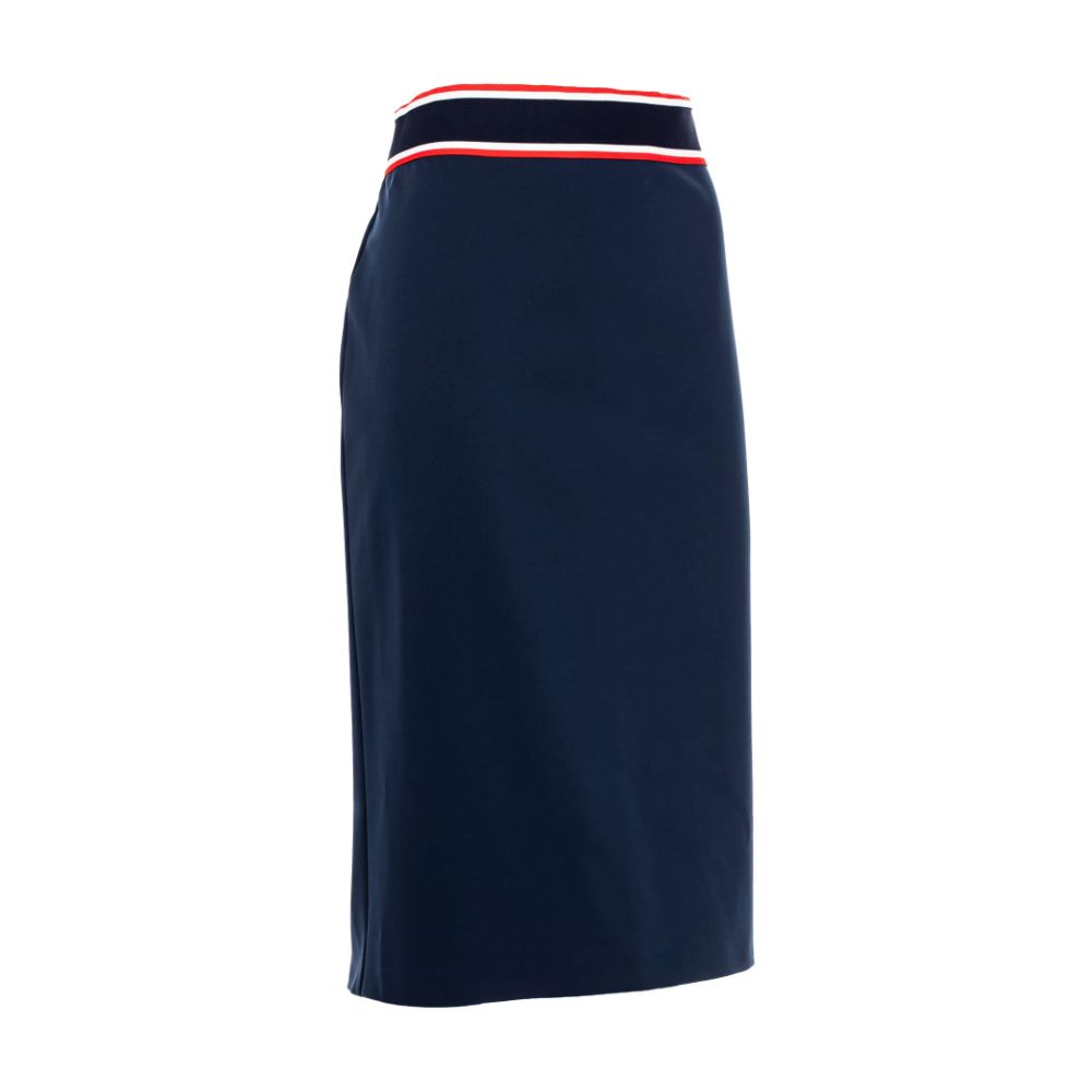 Blue Viscose Skirt - SEHABRANDS