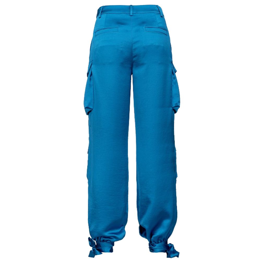 Light Blue Polyester Jeans & Pant - SEHABRANDS