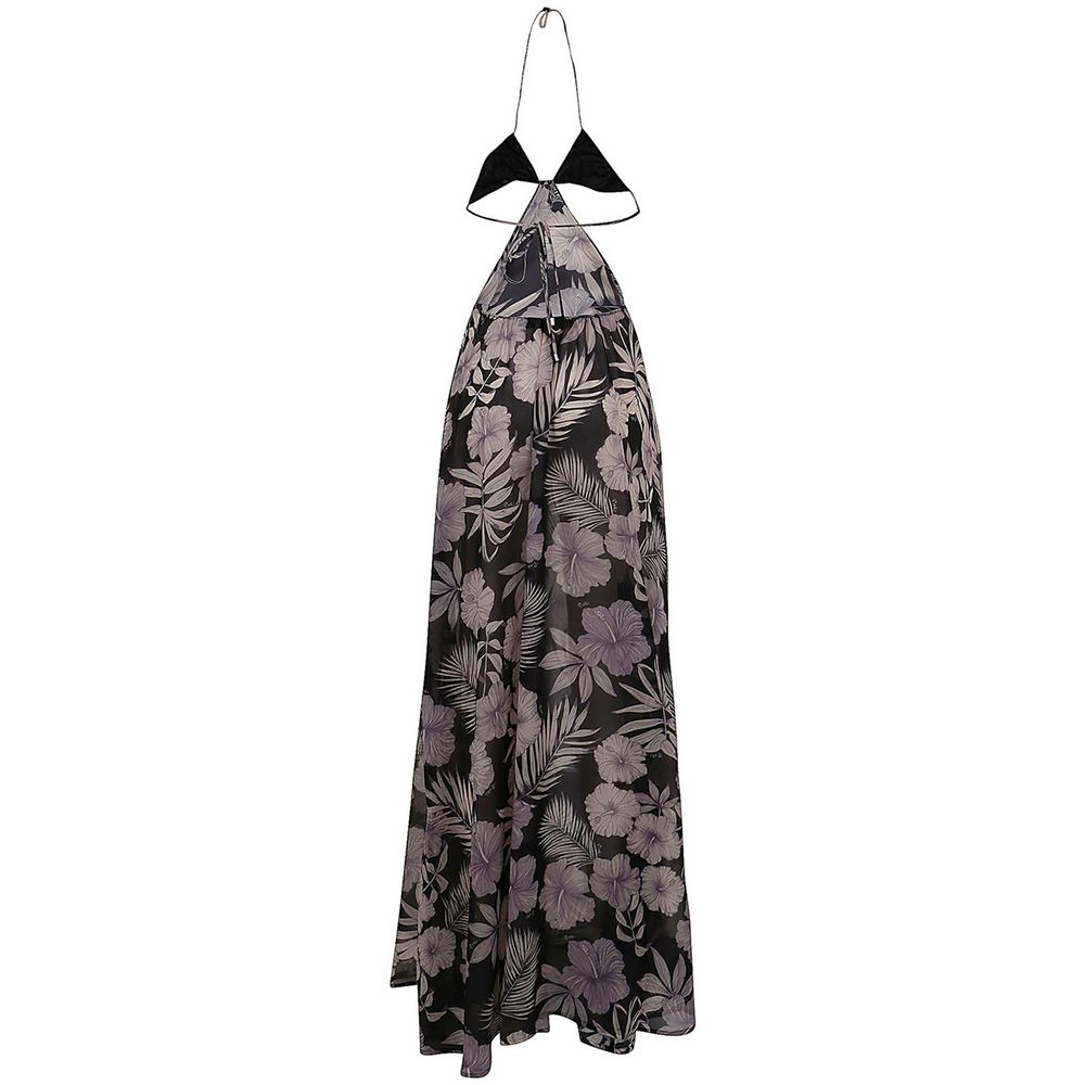 Floral Elegance Maxi Dress with Split Detail - SEHABRANDS