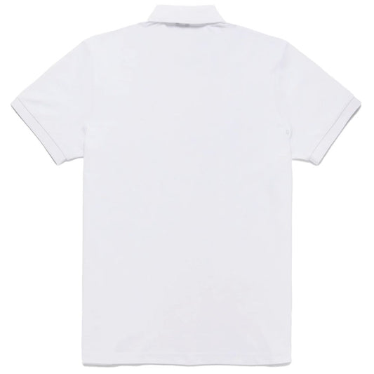 Refrigiwear Elegant White Polo with Embroidered Logo