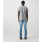 Sleek Light Blue Stretch Denim for Men - SEHABRANDS