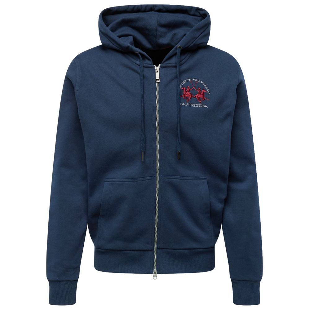 Elegant Full Zip Cotton Hoodie - SEHABRANDS