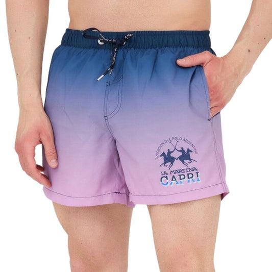 Dapper Multicolor Men's Boxer Swim Shorts - SEHABRANDS