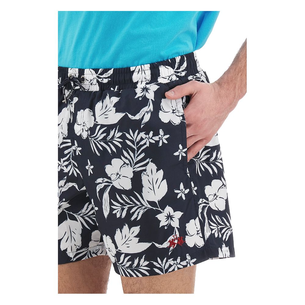 Exquisite Floral Men's Swim Boxers - SEHABRANDS