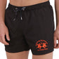 Sleek Black Drawstring Swim Boxers - SEHABRANDS