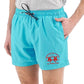 Elegant Light Blue Men's Swim Shorts - SEHABRANDS