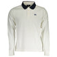 Elegant Embroidered White Jersey Polo Shirt - SEHABRANDS